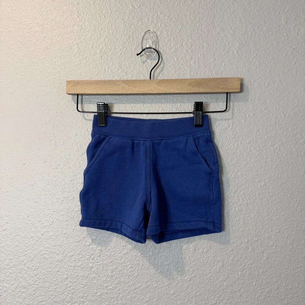 Ralph‎ Lauren Boy's Size 18M Blue Fleece Pockets Sweat Shorts